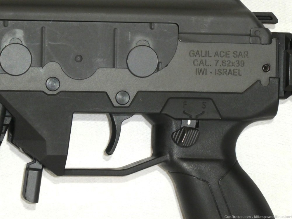 IWI Galil Ace Sar 7.62x39 Semi Auto Pistol w/Folding Brace & 2-(30 RD) Mags-img-3
