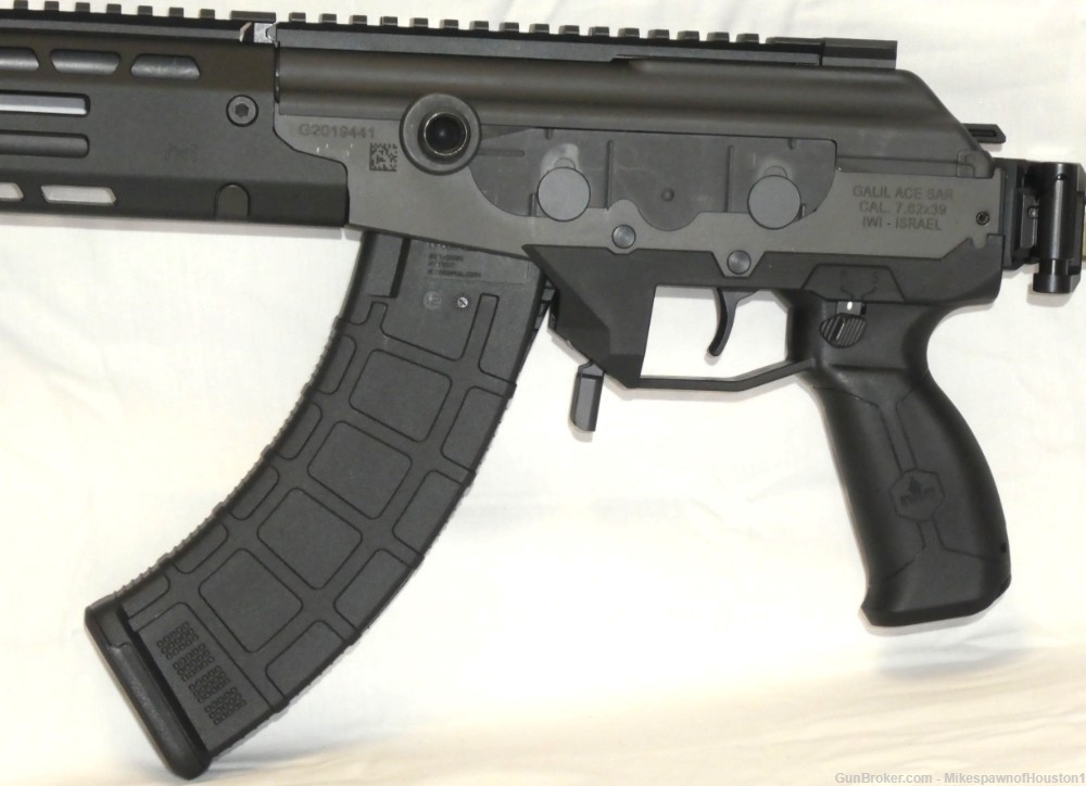 IWI Galil Ace Sar 7.62x39 Semi Auto Pistol w/Folding Brace & 2-(30 RD) Mags-img-2
