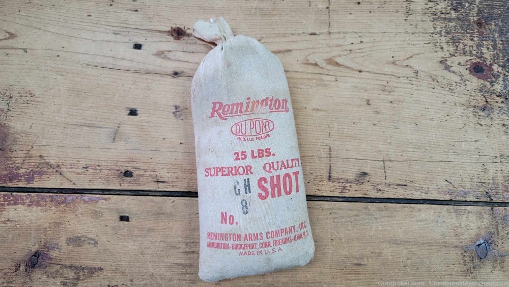 Remington DuPont No. 8 CH Superior Reloading Shotgun Shot 25 pound bag-img-0