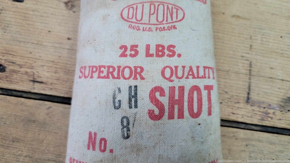 Remington DuPont No. 8 CH Superior Reloading Shotgun Shot 25 pound bag-img-3