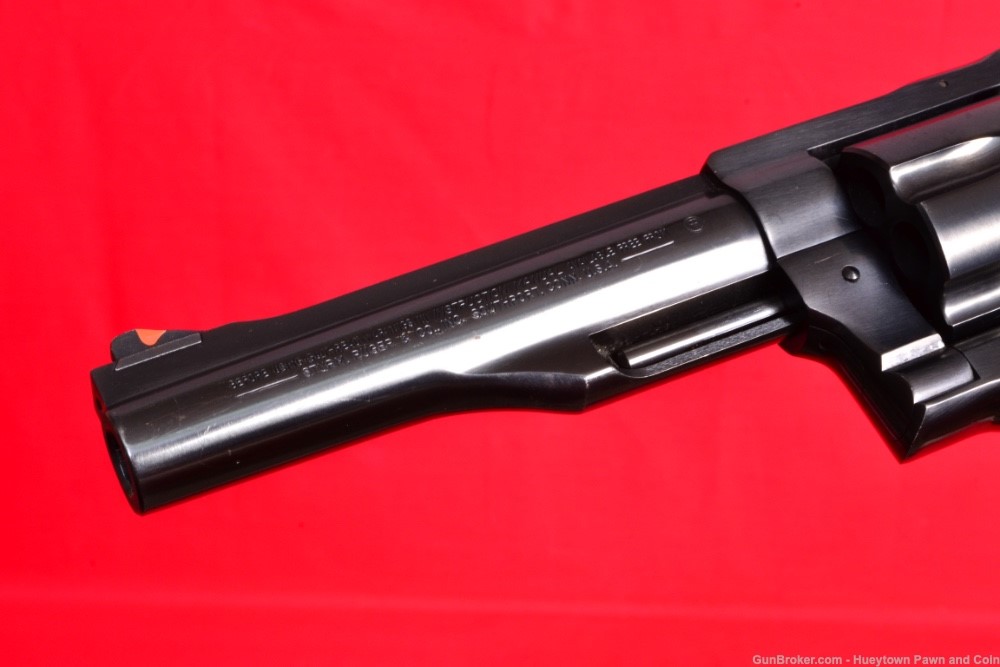 NICE Ruger Redhawk .44 Magnum Revolver Blue Steel Wood Grips PENNY NO RES-img-4
