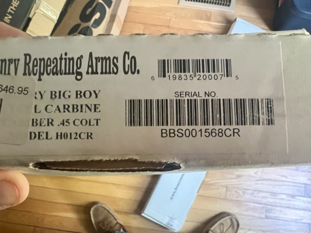 Henry Repeating Arms Big Boy Steel Carbine 16.5 7 Round 45 Colt-img-1