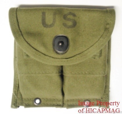 2 USGI M1 Carbine 15Rd  Magazine with USGI Pouch and Mag covers NOS Pre Ban-img-1