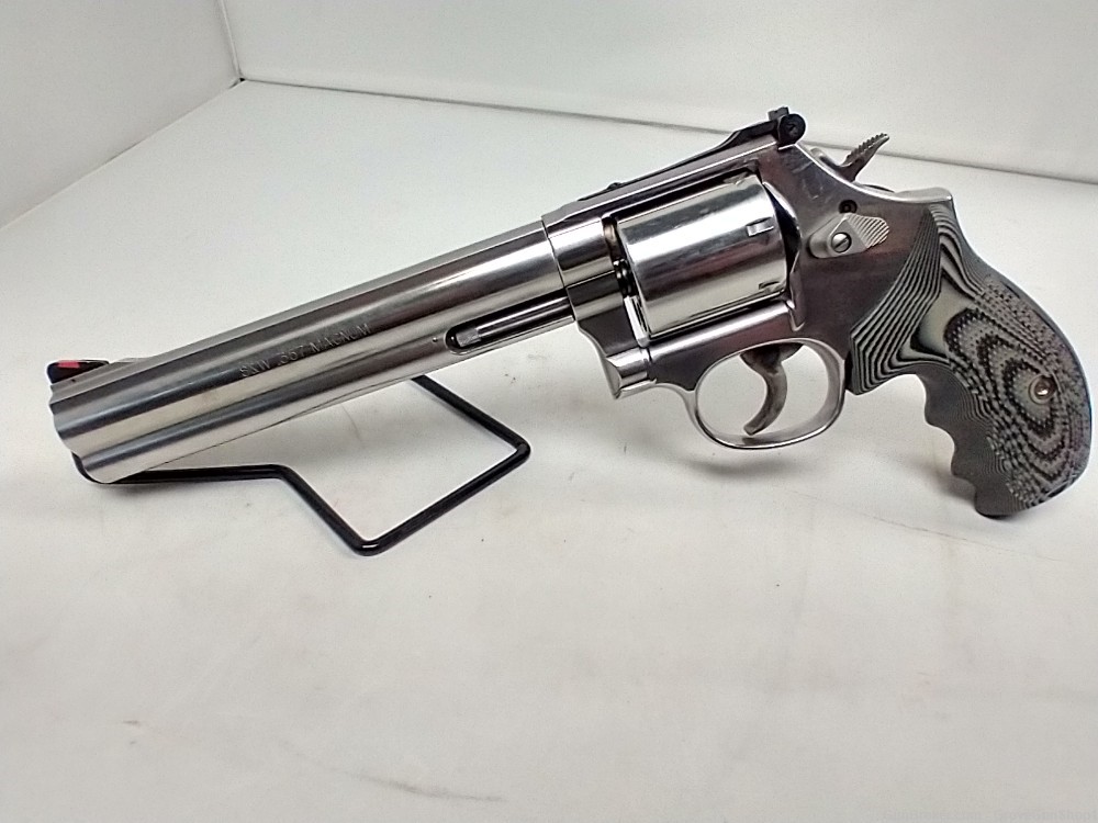 Smith & Wesson Model 686 Plus 357Mag 7" Stainless 7-Shot Revolver USED-img-2