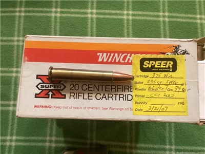 375 Winchester ammunition 