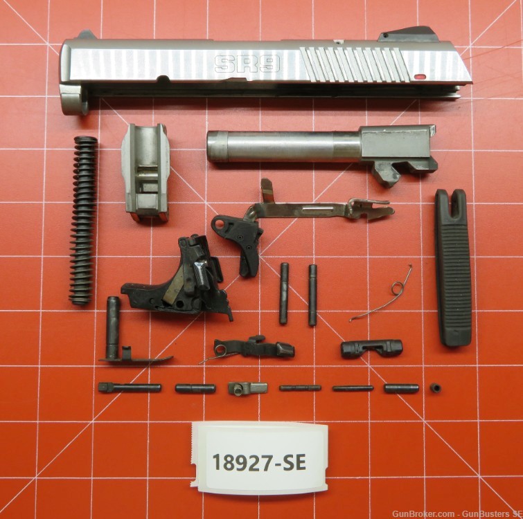 Ruger SR9 9mm Luger Repair Parts #18927-SE-img-1