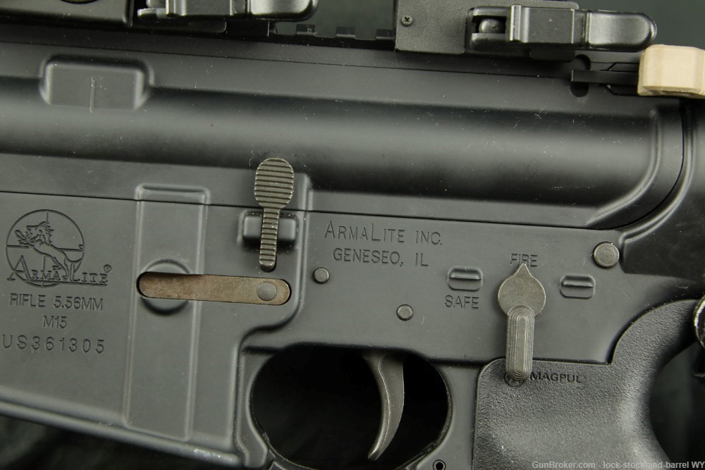 Armalite M15 5.56 18.5” Barrel Semi Auto Rifle W/ Accessories-img-46