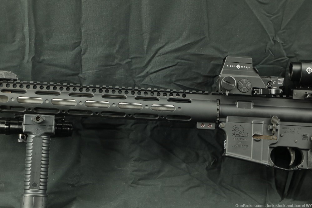 Armalite M15 5.56 18.5” Barrel Semi Auto Rifle W/ Accessories-img-9