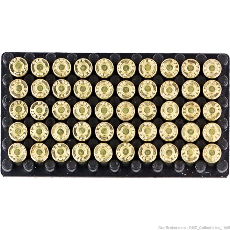 Jackal Full Automatic 9mm Front Firing Black/ Gold Blank Gun + 100 Rounds-img-1