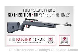 Ruger 31260 10-22 60th Anniversary Collector's 22 LR 10+1 18.50" SS-Gray-img-3