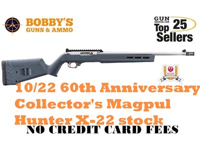 Ruger 31260 10-22 60th Anniversary Collector's 22 LR 10+1 18.50" SS-Gray
