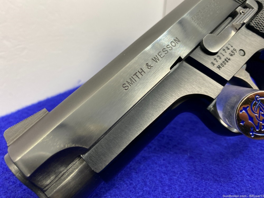 1981 Smith Wesson 459 9mm Blue 4" -1ST YEAR PRODUCTION- Very Desirable -img-14