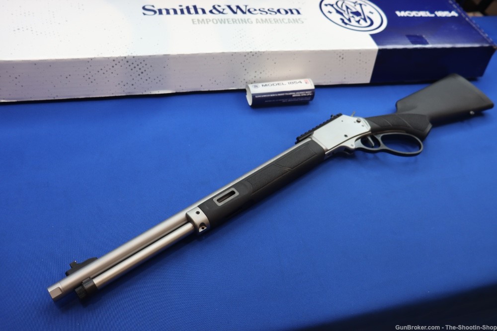 Smith & Wesson S&W Model 1854 Lever Action Rifle 44MAG 19" Threaded SS 44 M-img-26