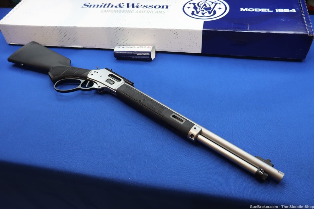 Smith & Wesson S&W Model 1854 Lever Action Rifle 44MAG 19" Threaded SS 44 M-img-25