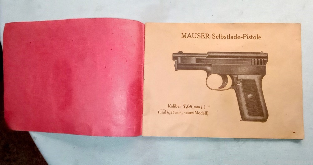Mint German Mauser Model 1910 25 acp 1st Yr Browning FN Colt Luger C&R -img-5