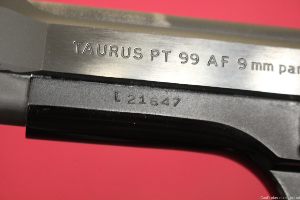 Taurus PT 99 AF 9mm Pistol - Like Beretta - Adj Rear Sight - SA/DA - 1992-img-2