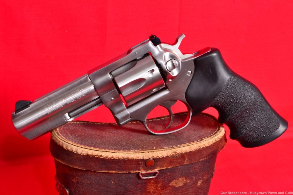NICE Ruger Model GP100 Stainless .357 Magnum Revolver 4" PENNY NO RESERVE -img-1