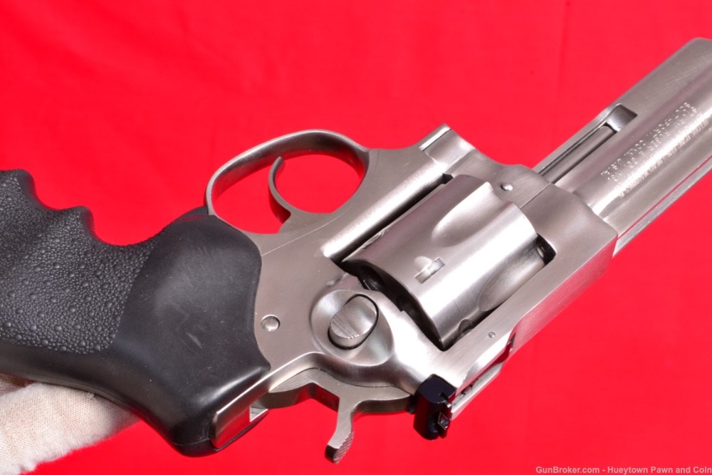 NICE Ruger Model GP100 Stainless .357 Magnum Revolver 4" PENNY NO RESERVE -img-2