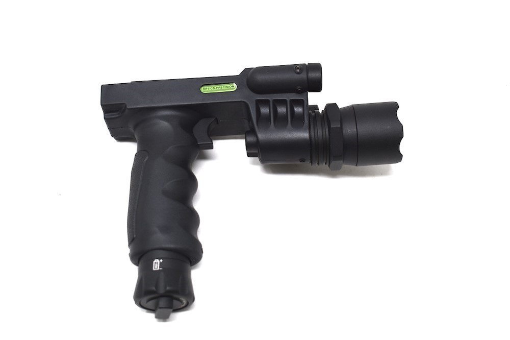 Vertical Foregrip Grip + 600 Lumen Flashlight and Green Laser Combo Sight-img-2