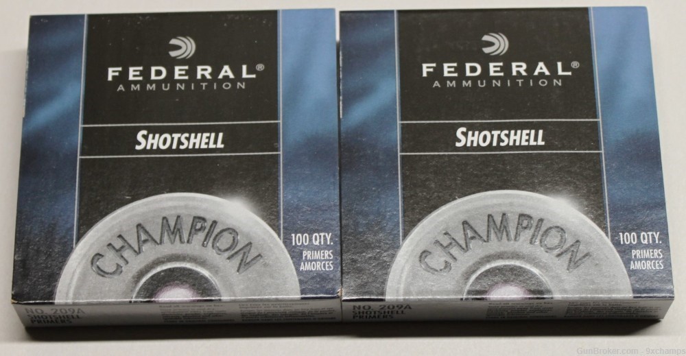 200 Ct Federal 209A Shotshell primers muzzleloader  209 A-img-0