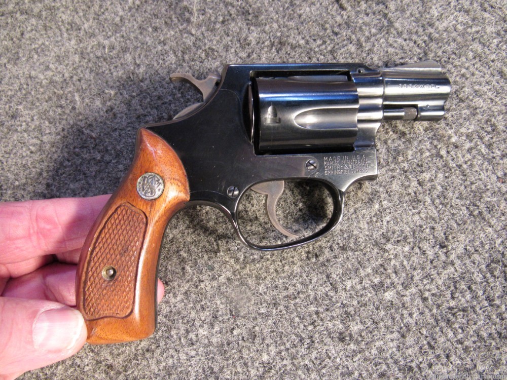 Vintage Mint Smith Wesson model 36 no dash pinned pre 1966 ? 38 revolver-img-1