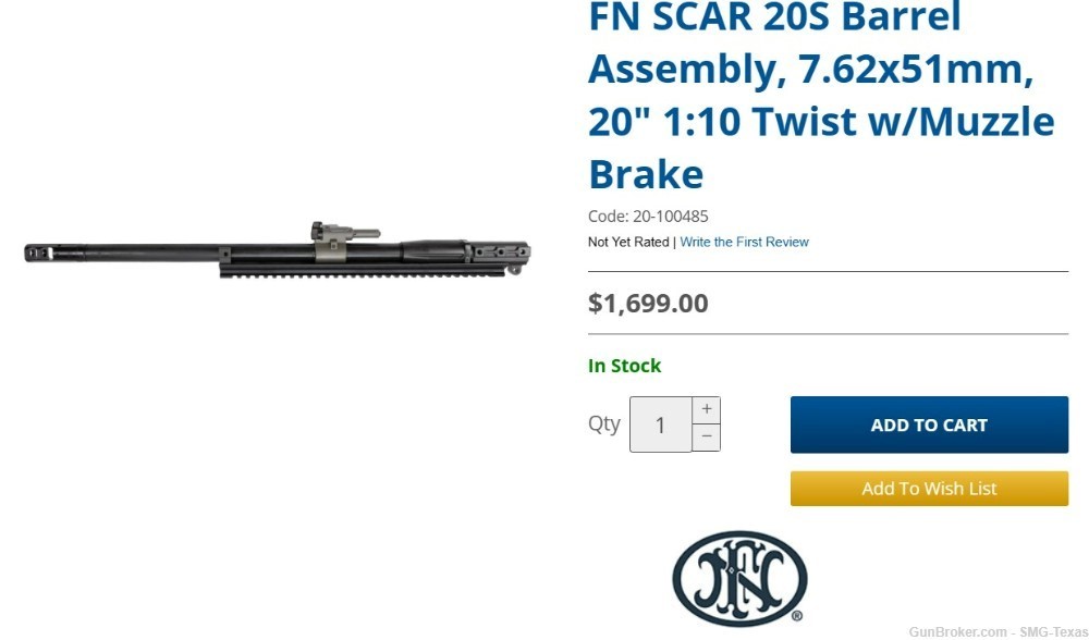 FN SCAR - 20S DMR NRCH, 7.62, 1-10RD & 25-20RD -FN MAGS - SPARE BBL &BOLTS-img-6