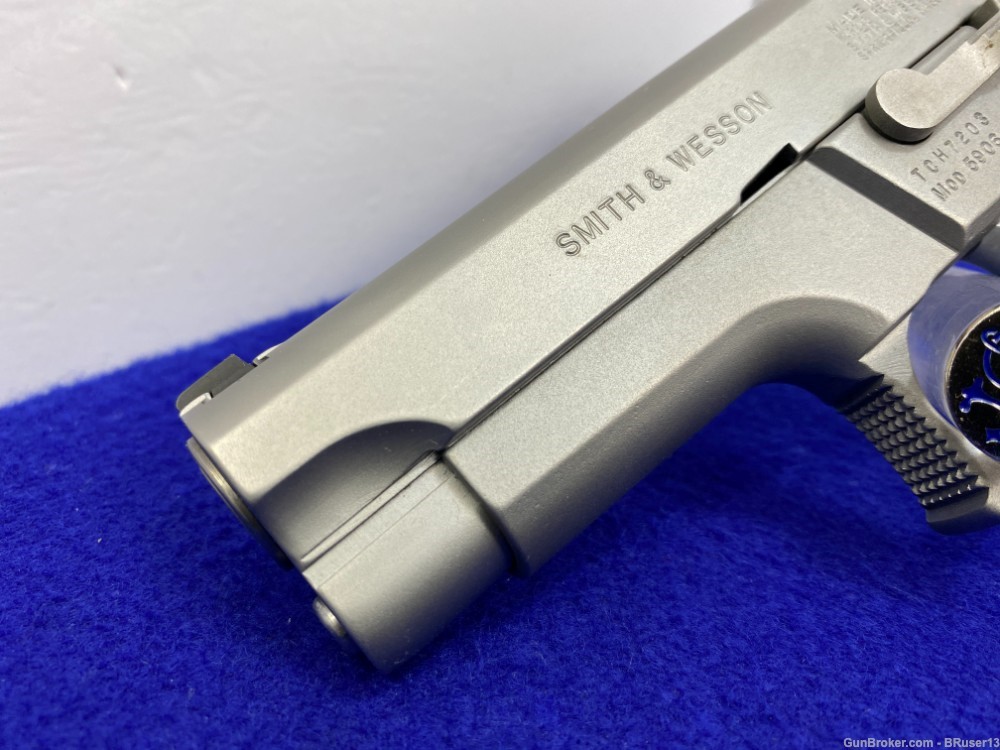 1989 Smith Wesson 5906 9mm Stainless *TRADITIONAL DOUBLE-ACTION SEMI-AUTO*-img-11