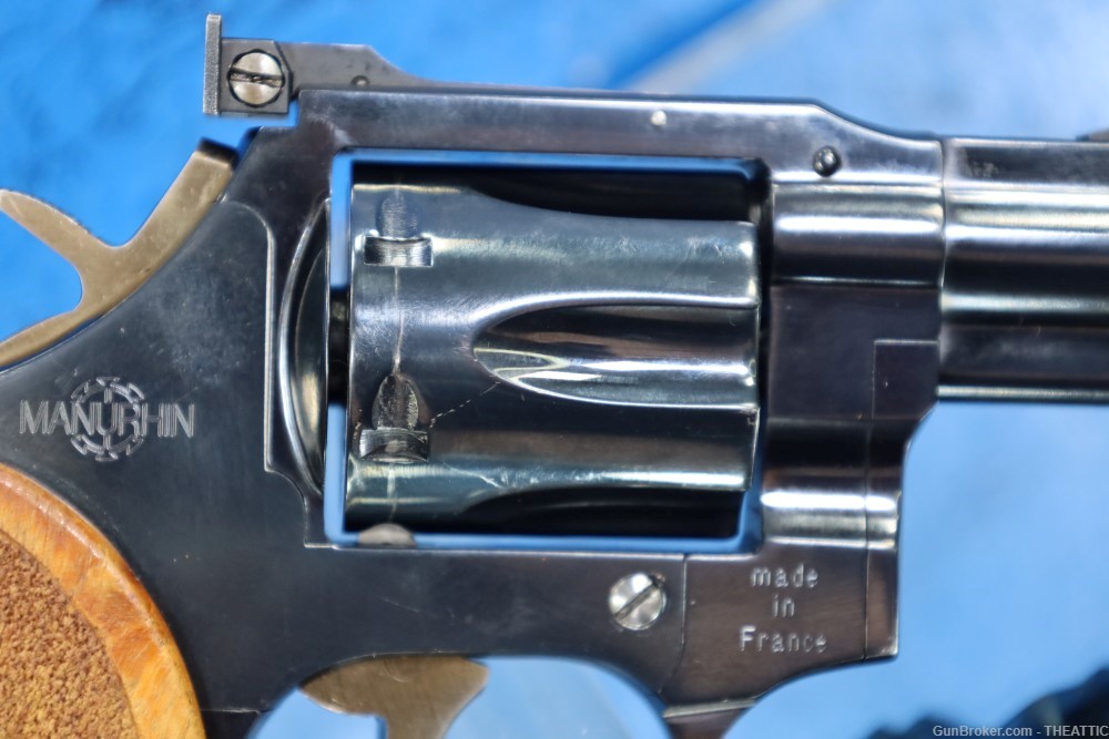 RARE 3" MANURHIN MR73 357 MAG REVOLVER MADE IN FRANCE -img-60