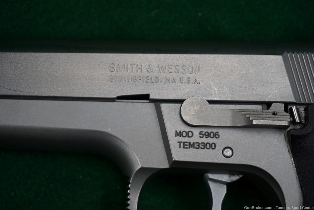 S&W Smith 5906 9 9mm Full Stainless 4" No Reserve $.01 Start-img-2