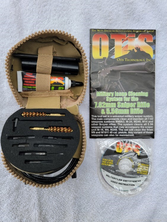 NOS Otis Technology military issue cleaning system 7.62 & 5.56 sniper rifle-img-0