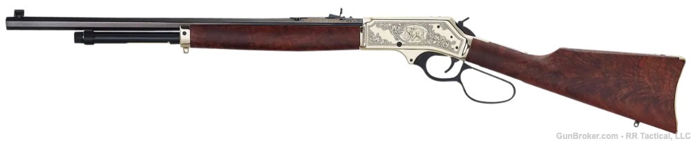 Henry Brass Finish .45-70 Wildlife Lever Action Rifle! -img-0