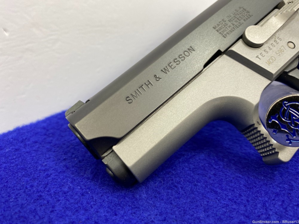 1990 Smith Wesson 5967 9mm 2-Tone 3.5" *LEW HORTON SPECIAL EDITION of 500*-img-11