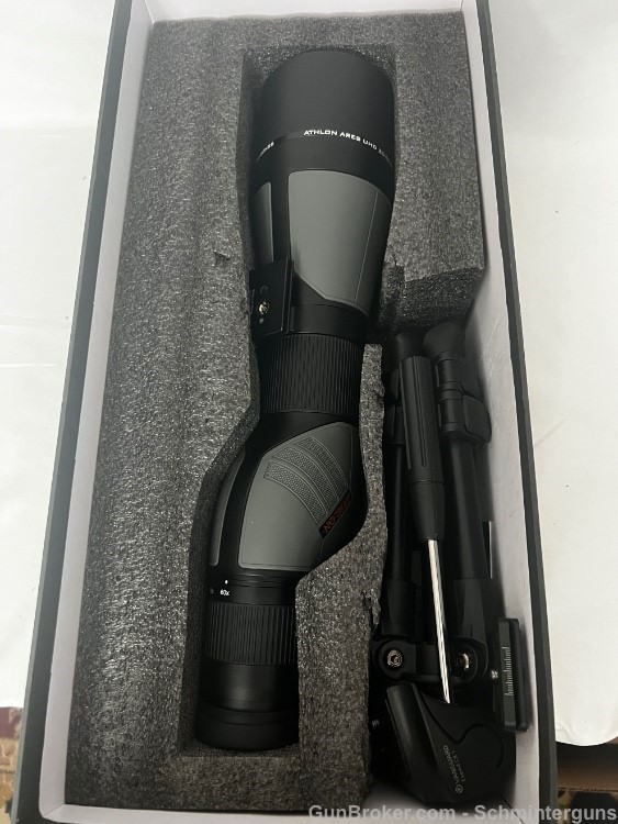 Athlon G2 UHD Straight 20-60X85 Ares Spotting Scope with Tripod and in case-img-3