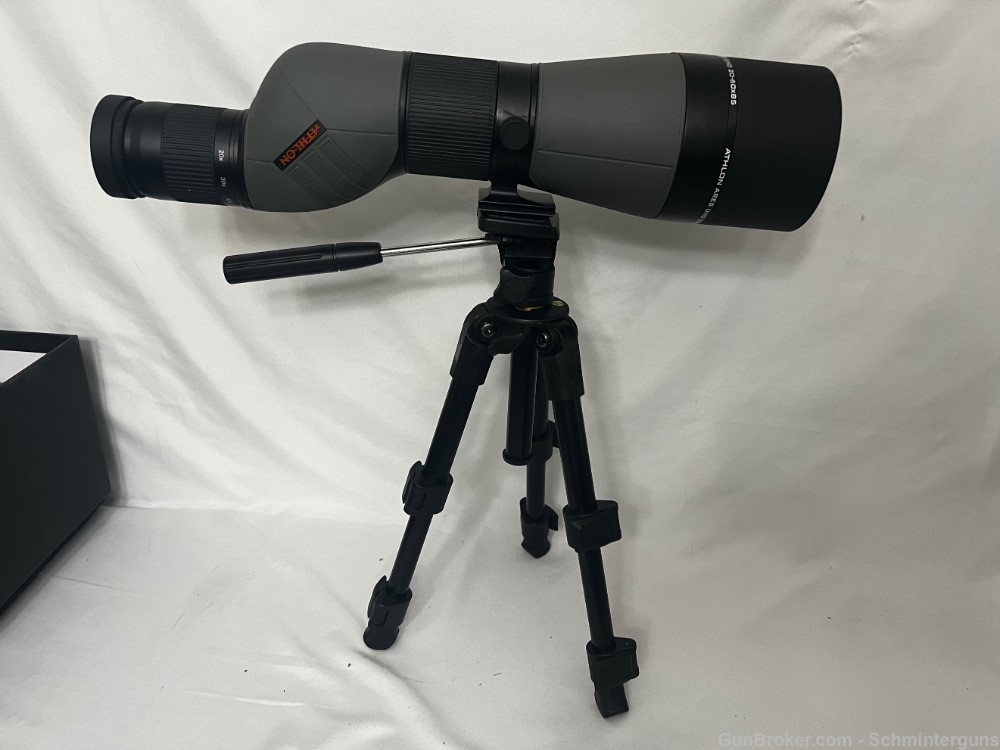 Athlon G2 UHD Straight 20-60X85 Ares Spotting Scope with Tripod and in case-img-5