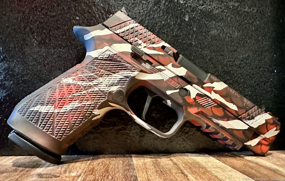 WILSON COMBAT SIG WCP320 9mm Inferno MultiCam Action Tuned Straight Trigger-img-1