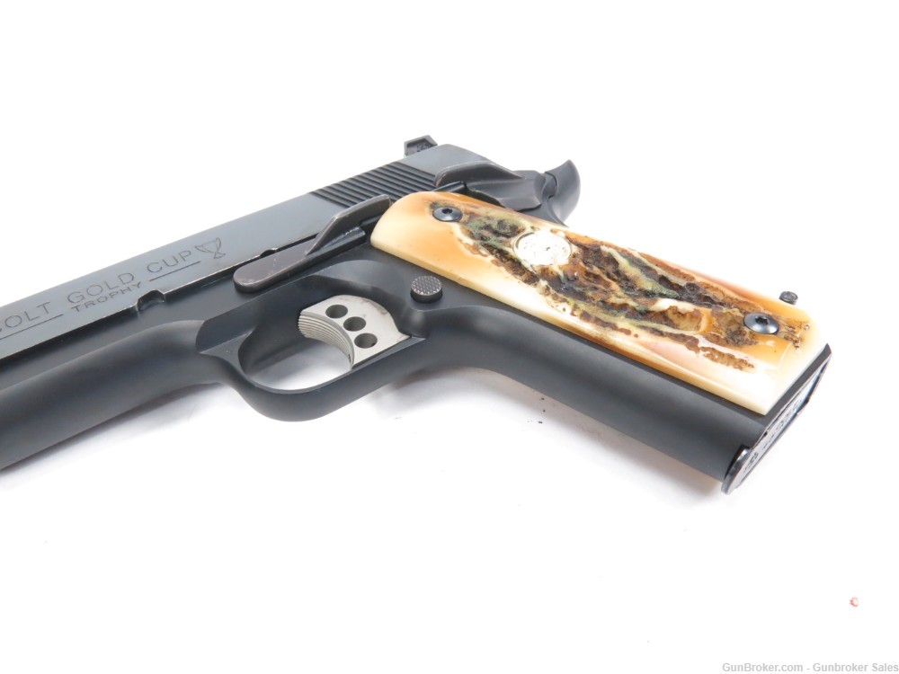 Colt 1911 Gold Cup Trophy Model 0 .45 5" Semi-Auto Pistol w/ Magazine AS IS-img-7