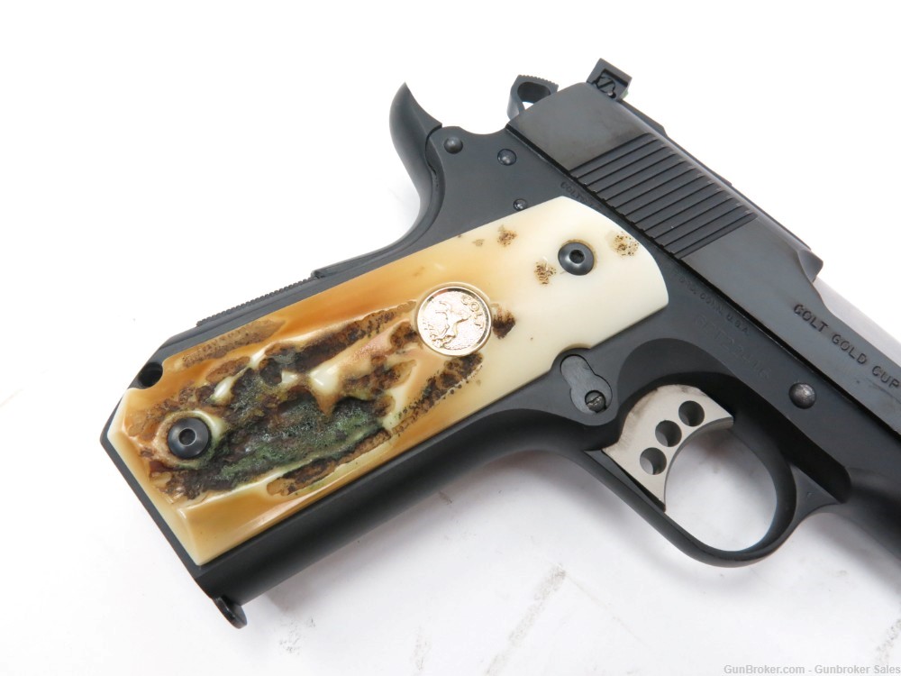 Colt 1911 Gold Cup Trophy Model 0 .45 5" Semi-Auto Pistol w/ Magazine AS IS-img-19