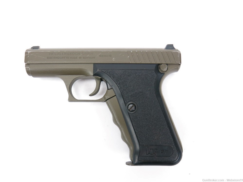 Heckler & Koch P7 1983 *RARE*  4" 9mm Semi-Automatic Pistol w/ Magazine-img-0