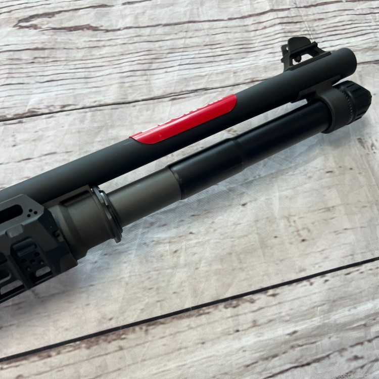 Upgraded Benelli M4 Tactical 12Ga 18.5" Barrel with RMR and pistol grip-img-4