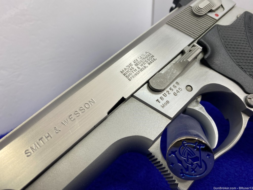 1991 Smith Wesson 645 .45acp *RARE TRANSITIONAL MODEL* Amazing!-img-10