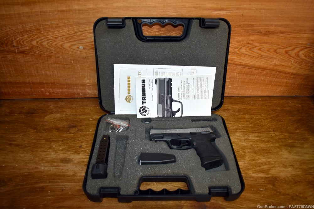 Taurus PT24/7 G2C 9MM Pistol 17RD/13RD Case Manual Two-Tone-img-0