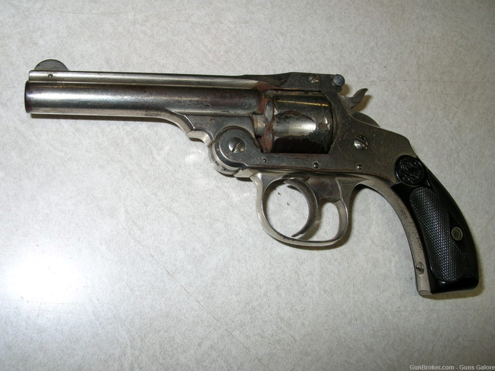 S&W Double Action 4th Model 32 S&W circa 1887 ANTIQUE AS-IS-img-1