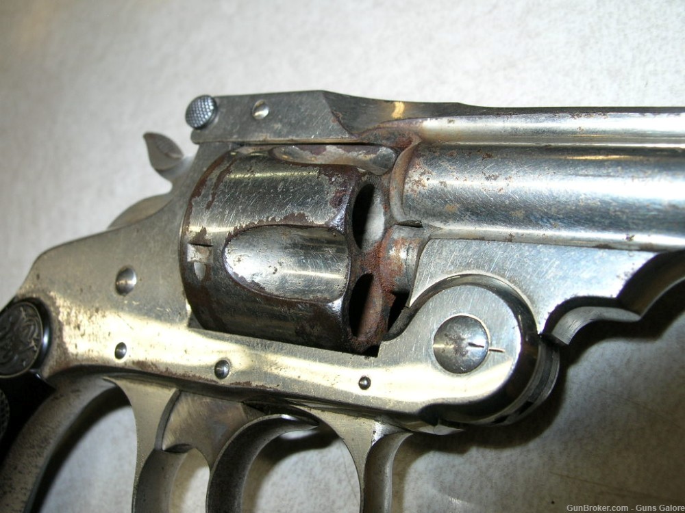 S&W Double Action 4th Model 32 S&W circa 1887 ANTIQUE AS-IS-img-7