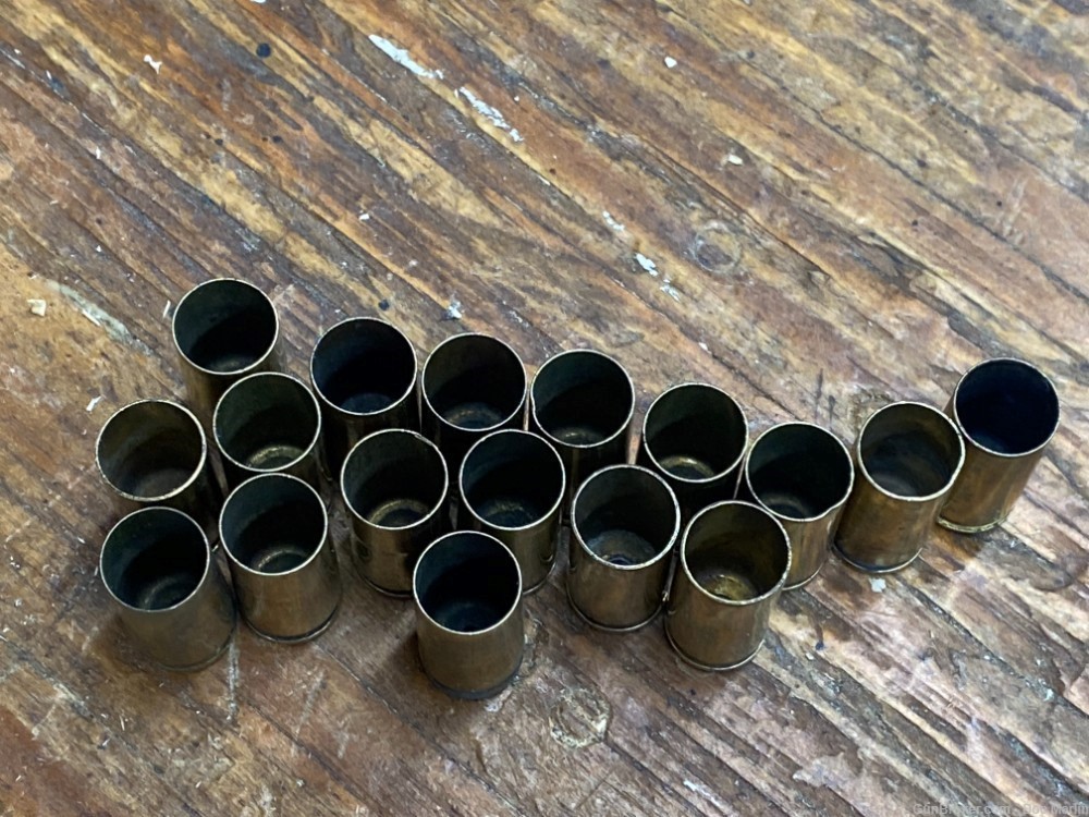 9x21mm Brass, Once Fired, 17 Pieces-img-1