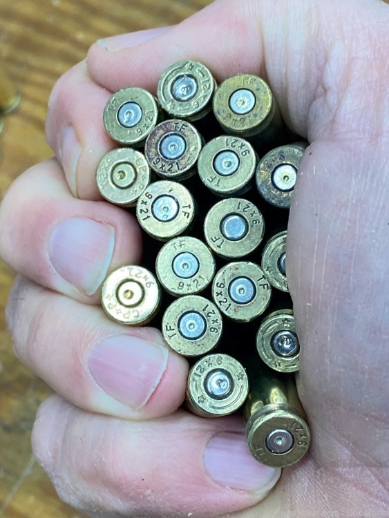 9x21mm Brass, Once Fired, 17 Pieces-img-3