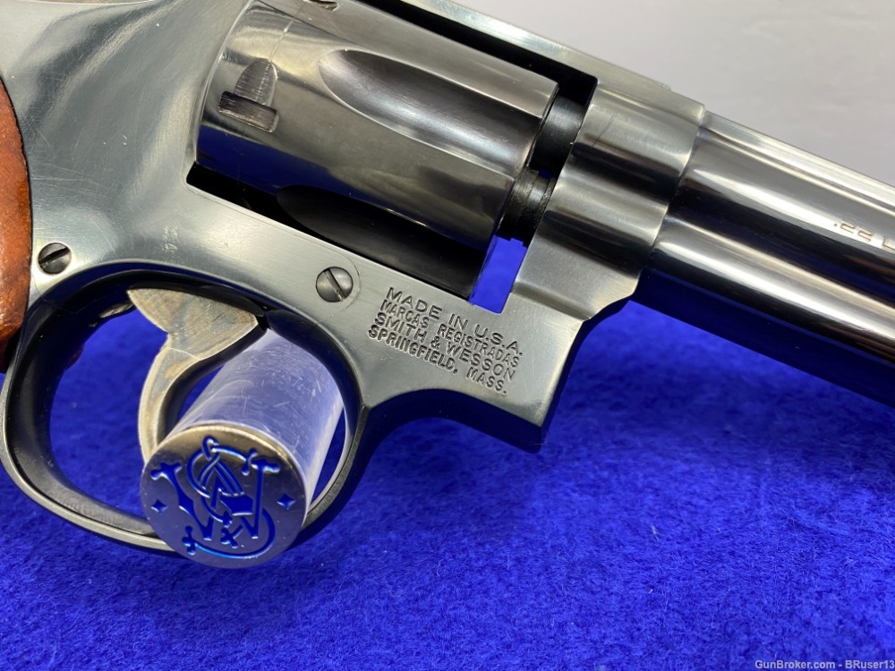 Smith Wesson 17-6 .22 LR Blue 4" *RARE & DESIRABLE FULL UNDER-LUG MODEL*-img-25