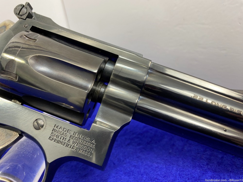 Smith Wesson 17-6 .22 LR Blue 4" *RARE & DESIRABLE FULL UNDER-LUG MODEL*-img-26
