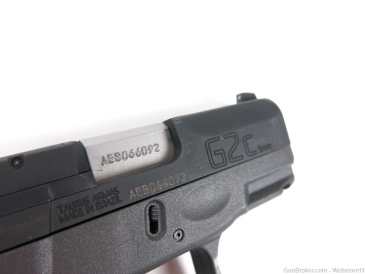 Taurus G2c 9mm 3.25" Semi-Automatic Pistol w/ Magazine & Holster-img-14