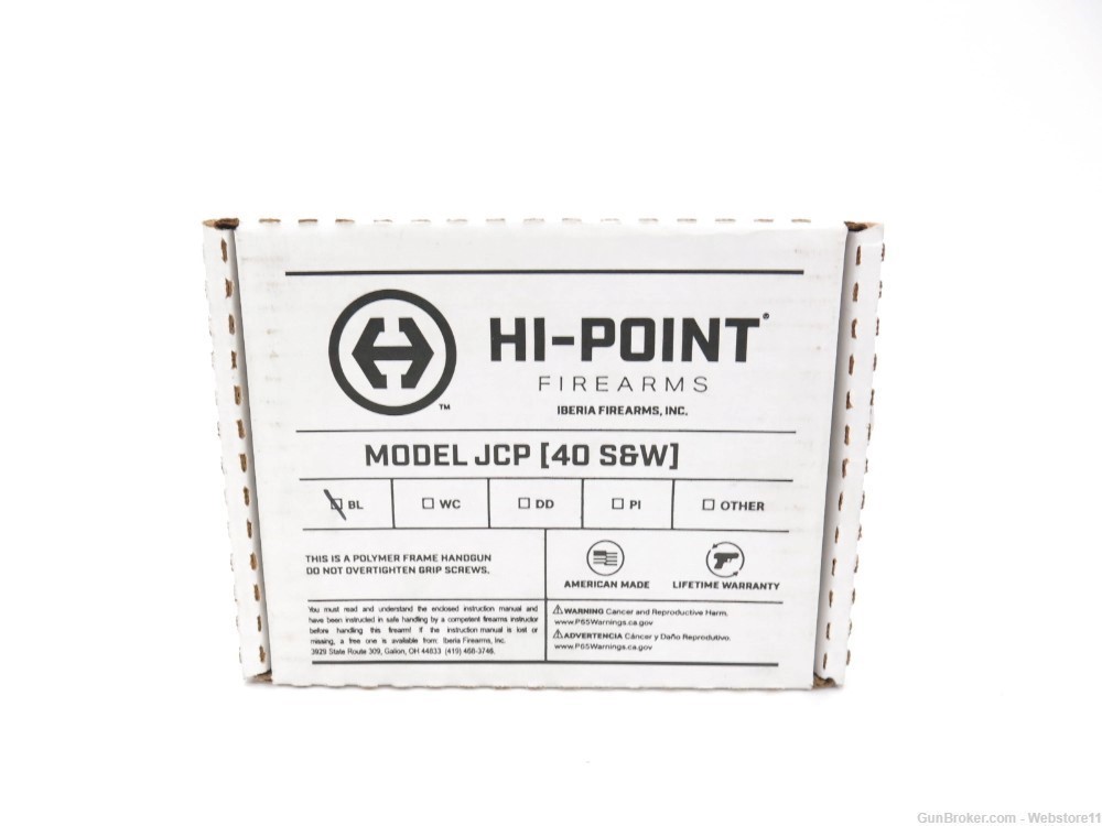 Hi-Point JCP 40 4.5" Semi-Automatic Pistol w/ Magazine & Box-img-18