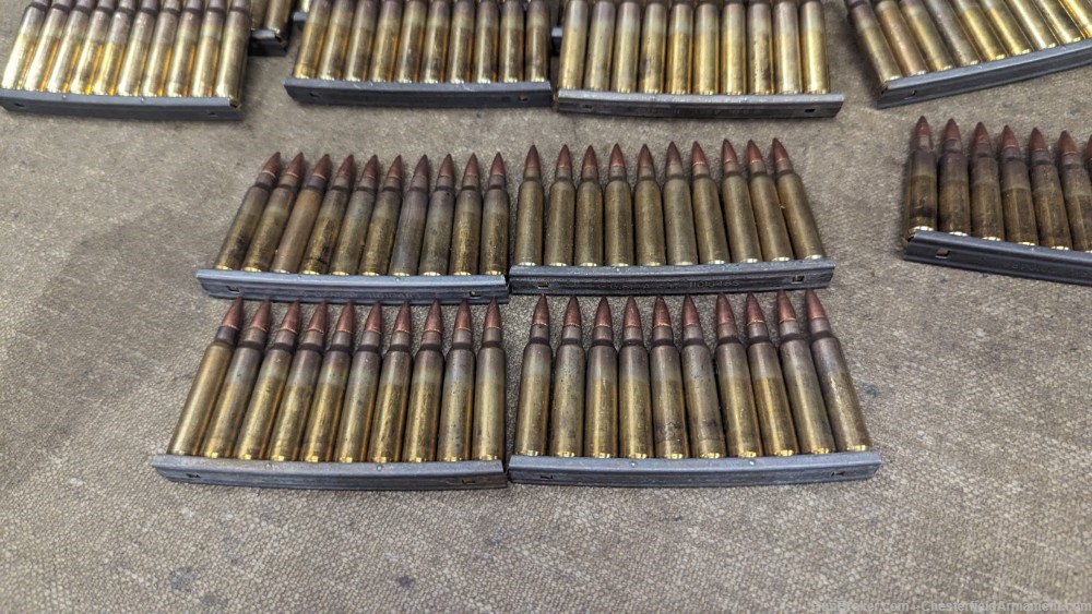 240 rounds M193 LC 70's ammo,  5.56  on stripper clips-img-1
